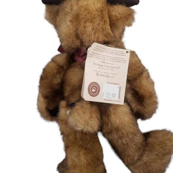 Boyd's Bear Mcgraw D. Mooseberg H.B.'s Heirloom Series Head Bean Moose 11" Plush - Picture 8 of 9